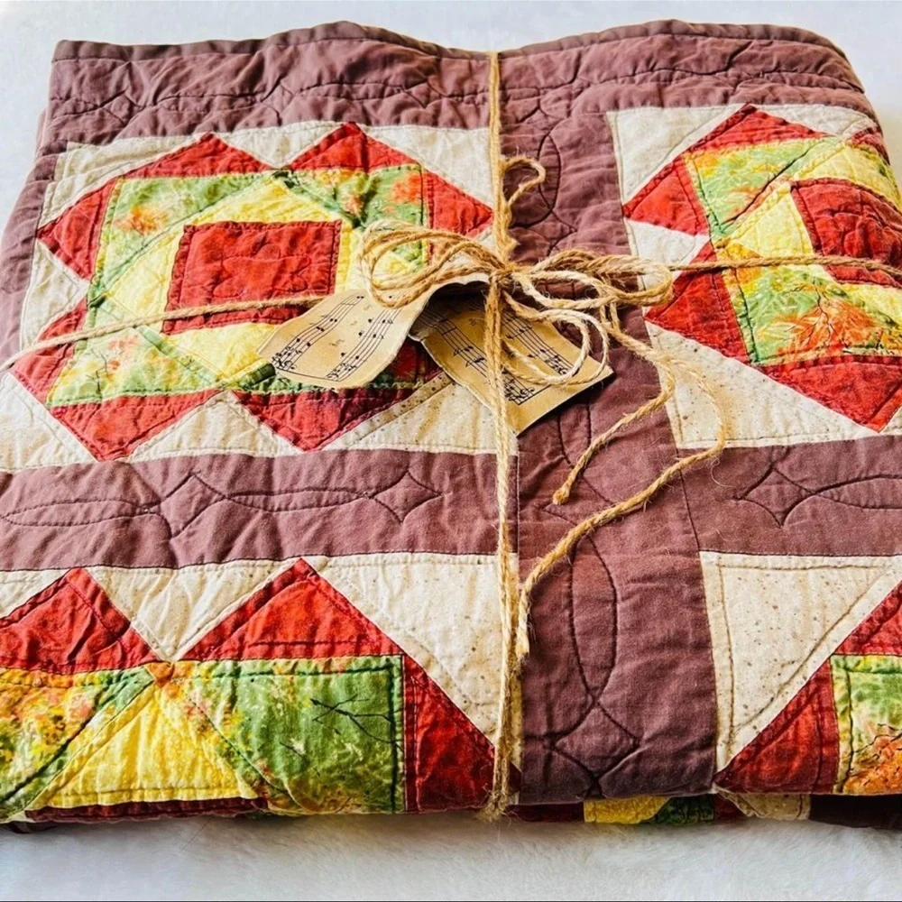 88”x88” Gorgeous Handmade Queen Size Quilt.
